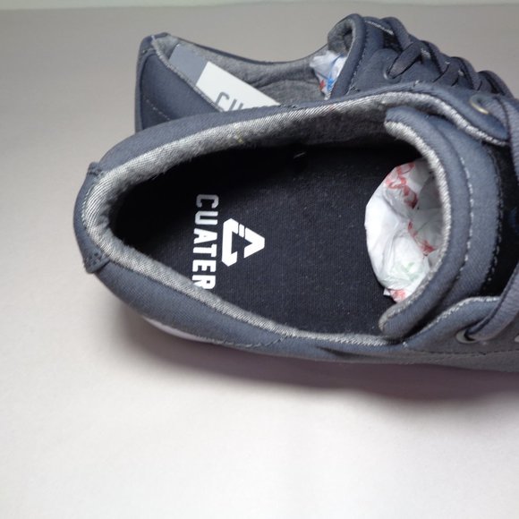 Cuater by Travis Mathew Size 8 M QUINCY Quiet Shade Gray Oxfords New Men's Shoes - Picture 12 of 13